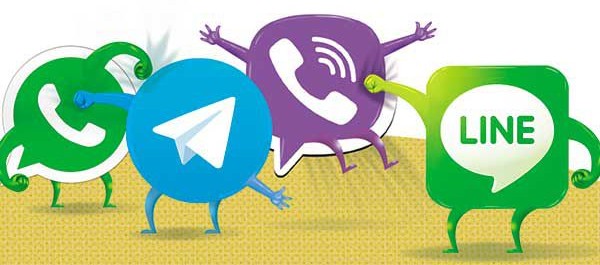 telegram-viber-whatsapp-line